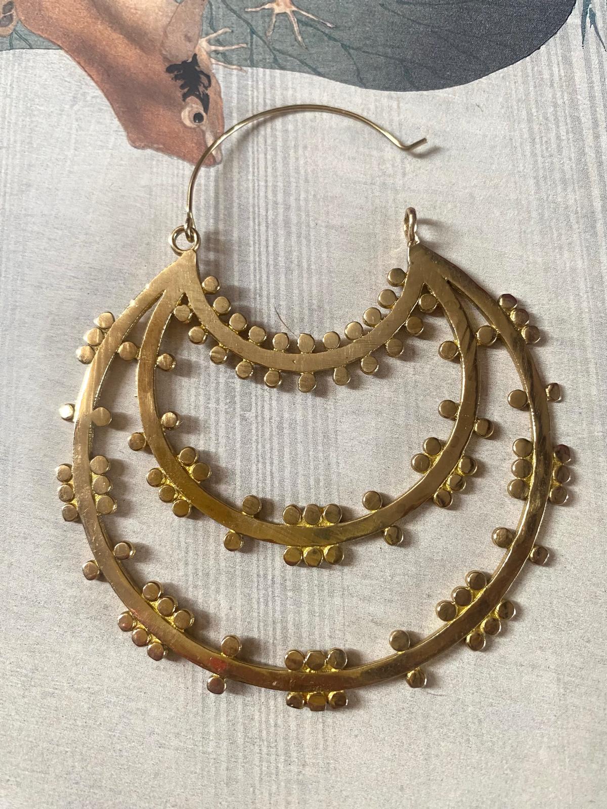 Boucles d'oreilles tribales gaia