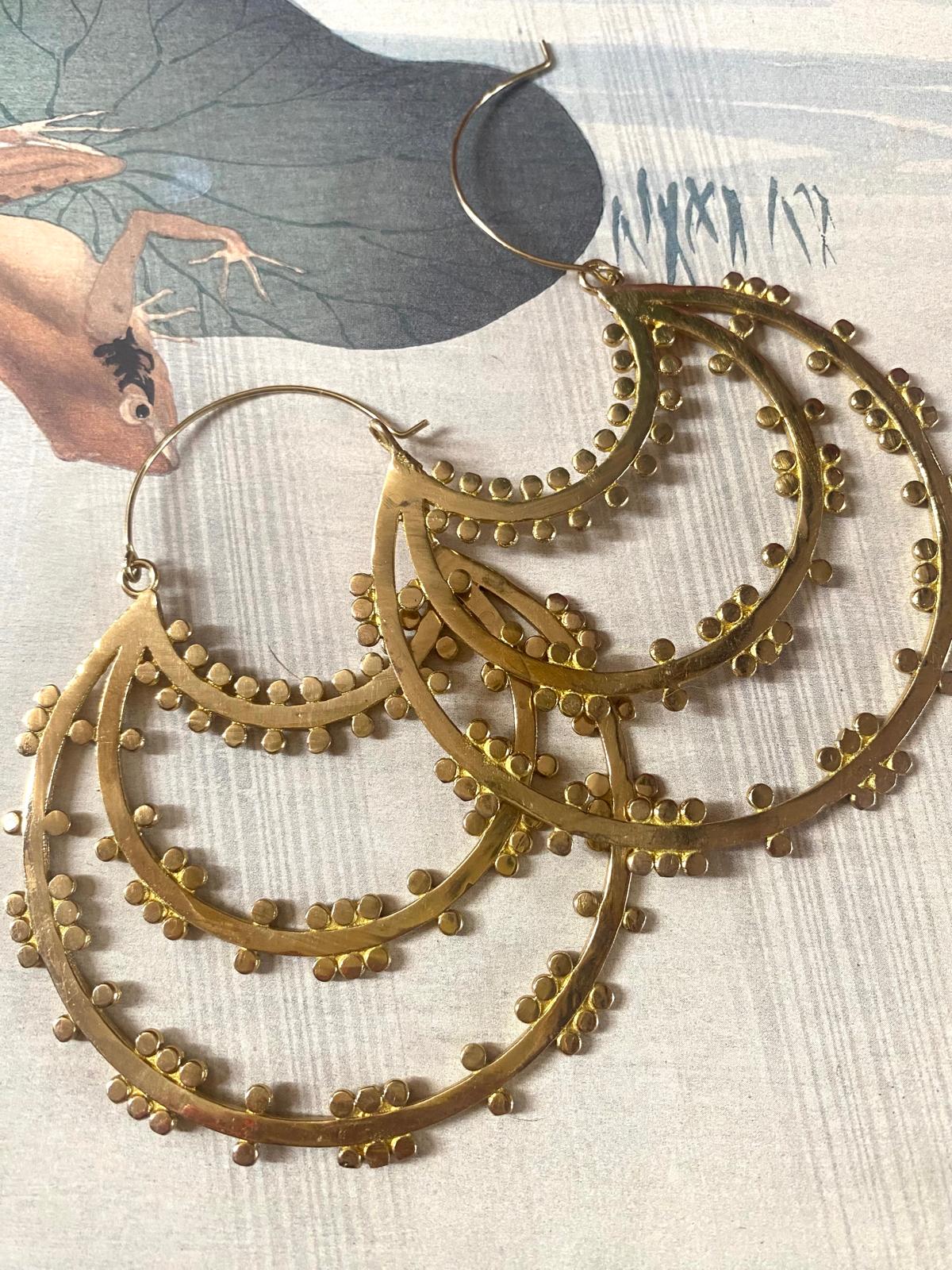 Boucles d'oreilles tribales gaia