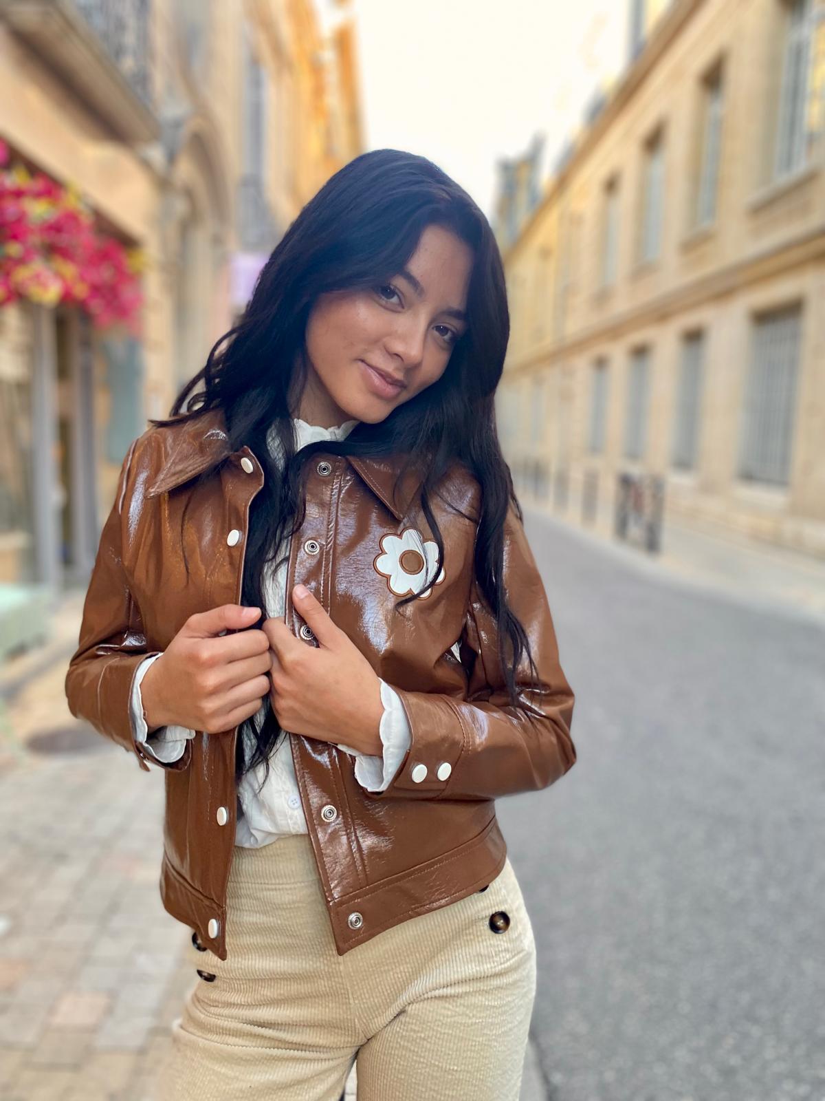 VESTE VYNILE HIPPOCAMPE