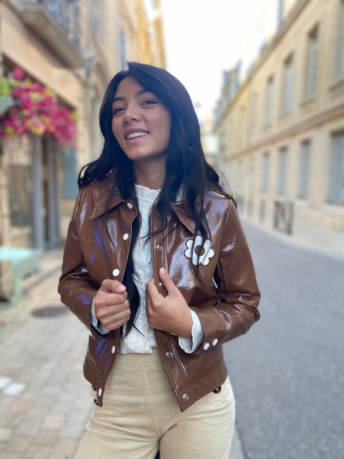 VESTE VYNILE HIPPOCAMPE