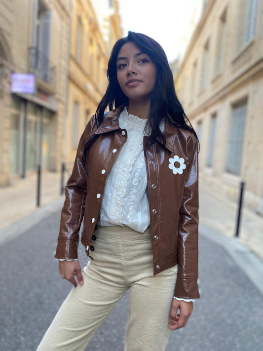 VESTE VYNILE HIPPOCAMPE