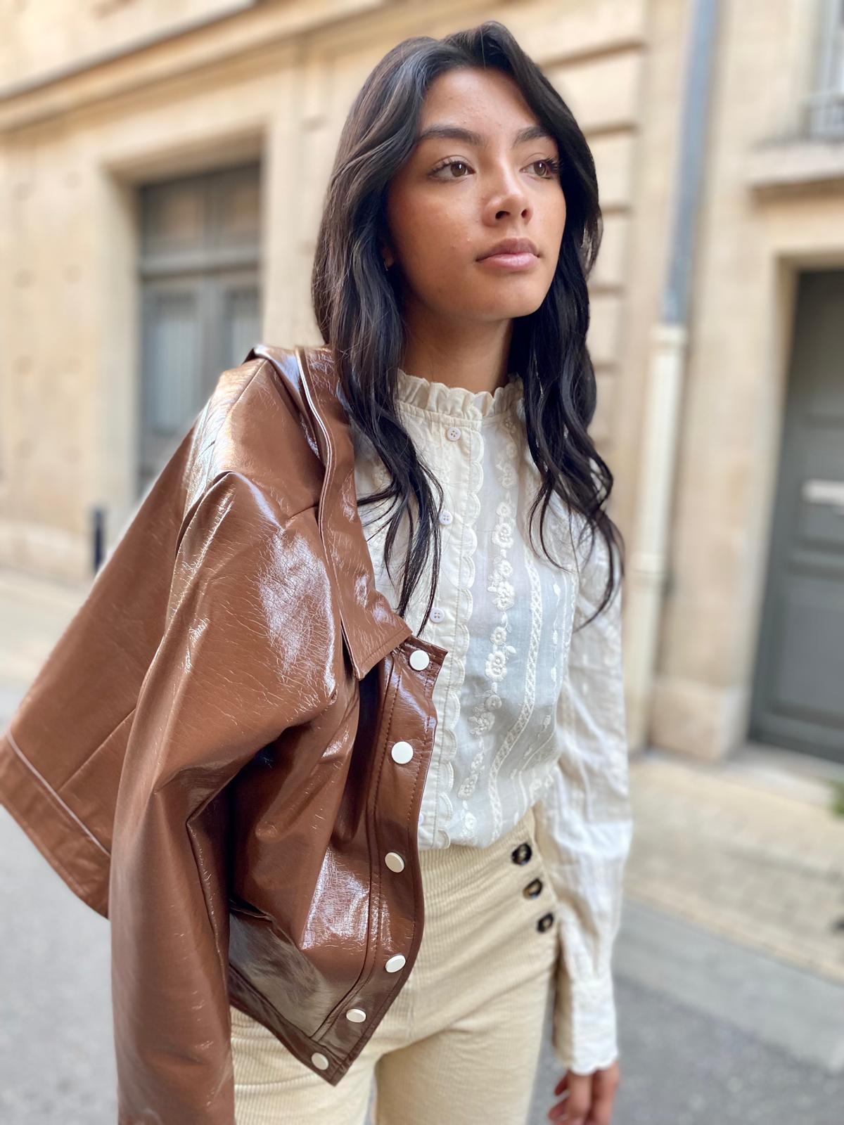 VESTE VYNILE HIPPOCAMPE