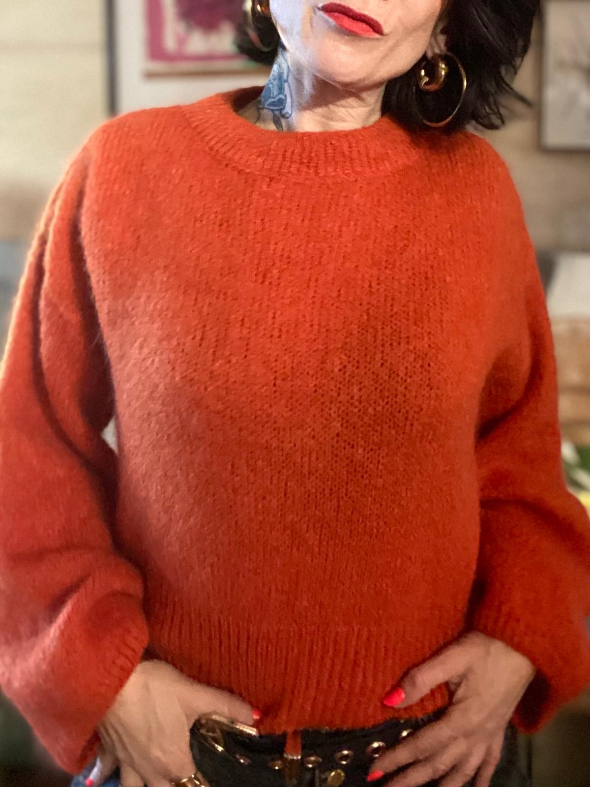 Pull Rouille en laine