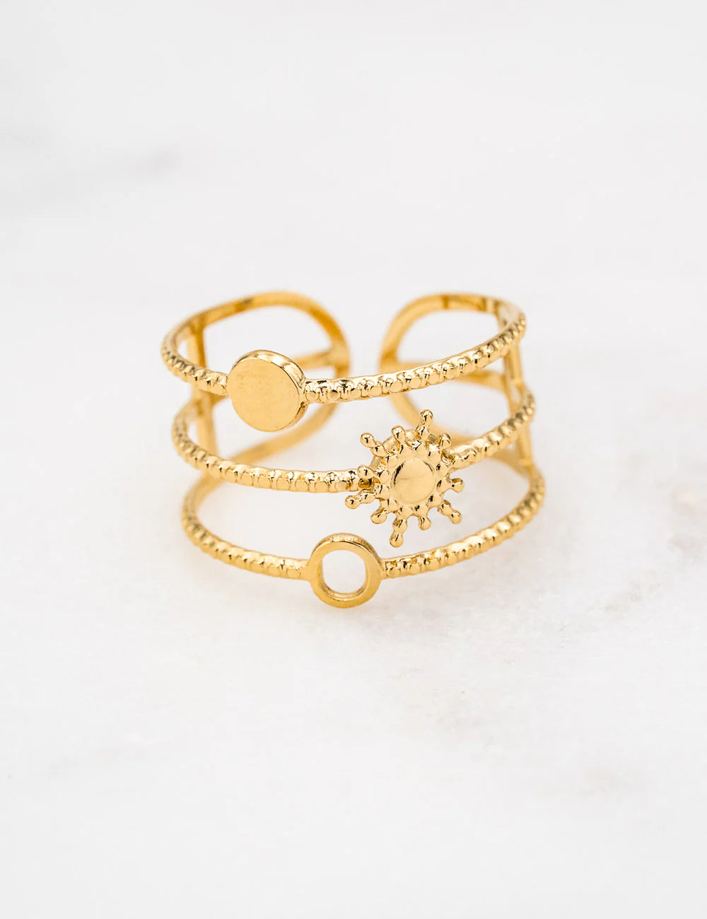 Bague Triple Soleils