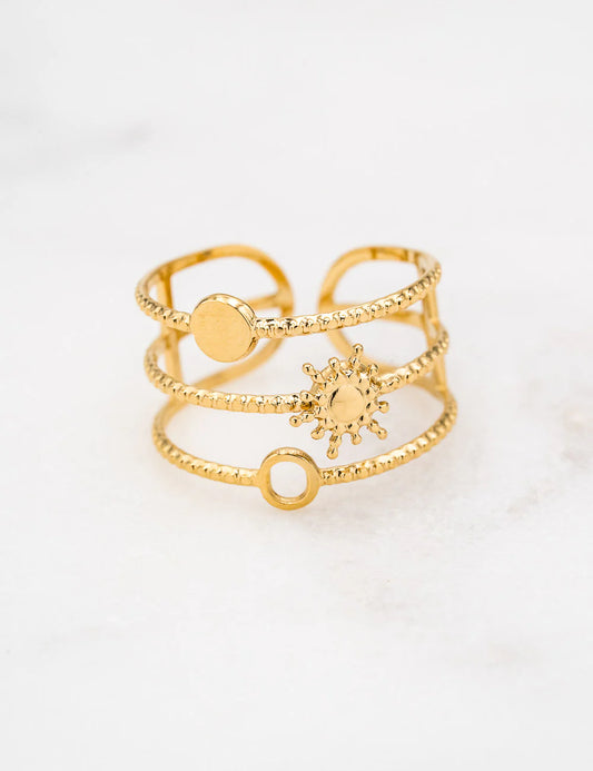 Bague Triple Soleils