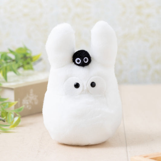 Peluche Totoro Blanc avec Noiraude