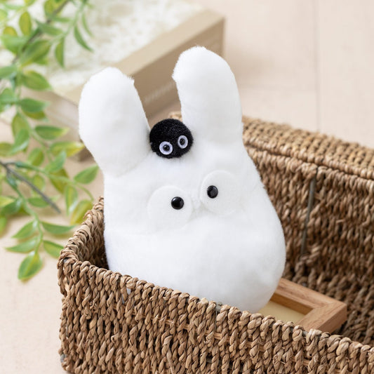 Peluche Totoro Blanc avec Noiraude