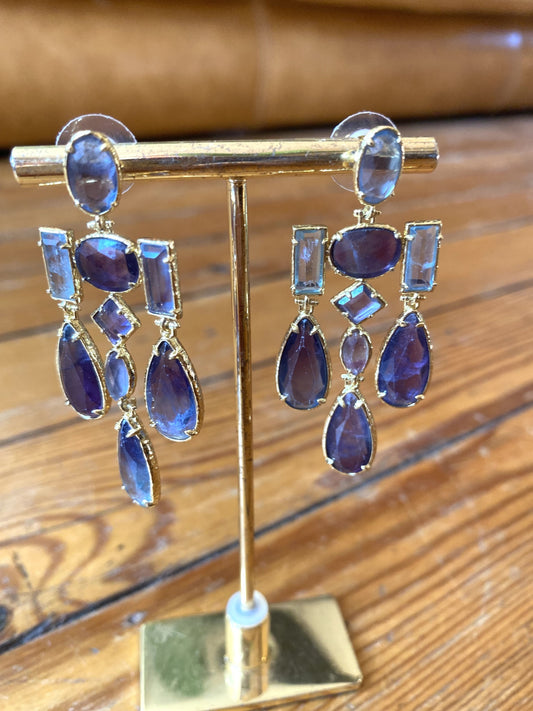 boucle d'oreille améthyste